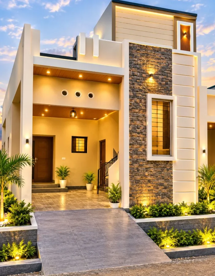 Modern house construction in Chennai