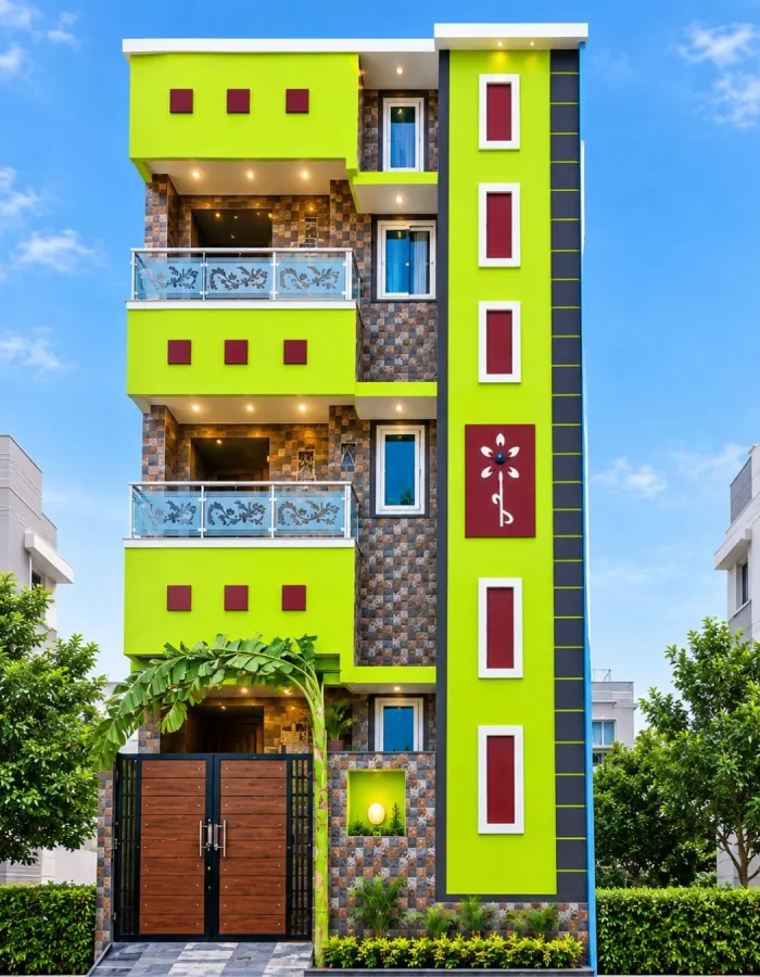 Residential building construction in Chennai